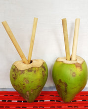 Load image into Gallery viewer, Organic Bamboo Straws (4pcs)